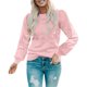 thumbnail image 1 of Gibobby Suéter de Cuello Redondo para Mujer, uéteres de manga larga para mujer, ligeros, de punto con cuello redondo(Rosa,G), 1 of 5