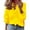 Yellow 2, variant on Ernkv Women's Top Retro Gold Velvet Comfy Casual Solid Color Plus Size T-Shirts For Girlfriend Wife Daughter Dressy Loose Pullover Blouse Long Sleeve V-Neck Army Green XL
