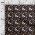 thumbnail image 2 of oneOone Cotton Poplin Black Fabric Halloween Diy Clothing Quilting Fabric Print Fabric By Yard 42 Inch Wide, 2 of 4