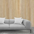 thumbnail image 5 of MG-2014 Rounded Mini Slats Maple Polystyrene Wood Slat Walls 3 in x 12 in Sample - 1 Piece, 5 of 5