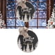 thumbnail image 5 of Letrero Para Puerta De Casa, Letrero Del Día De Navidad, Madera De álamo, Diámetro De 300 Mm Para Pared, 5 of 8