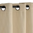 thumbnail image 2 of BNM Textured Waves Blackout Curtains, Set of 2, 42" x 108", Ivory, 2 of 8