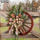 thumbnail image 5 of Guirnalda de puerta con decoración navideña, ruleta de madera colgante, guirnalda de flores, piñas de Navidad, decoración para el hogar al aire libre, 5 of 5
