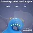 thumbnail image 4 of Jinsinto Neck and Shoulder Relaxer, Cervical Traction Device for TMJ Pain Relief and Cervical Alignment, Chiropractic Pillow, Neck Extender (Purple), 4 of 5