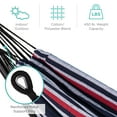 thumbnail image 6 of Best Choice Products 2-Person Brazilian-Style Cotton Double Hammock with Stand Set w/ Carrying Bag - Abyss, 6 of 7