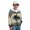 American Tribal Geometric Horse, variant on Hooded Sweatshirt for Kids Fleece Lining Hoodies with Pockets Coral Starfish Turtle Print Boys Girls Fall Winter Top Jacket Soft Cosy Cloth, XL