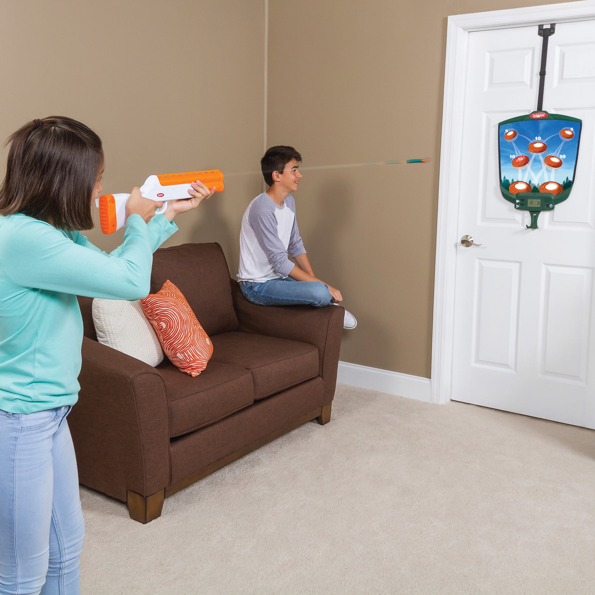 Majik over-the-Door Skeet Shooting Target Game, 23" H x 16" W x 3" L