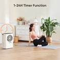 thumbnail image 4 of AIRFIRE 12 Pints Dehumidifiers (DOE), up to 1500 Sq.Ft Dehumidifier with Drain Hose, 0.59 Gal Water Tank, Overflow Protection, Dehumidifiers for Home Basement Bedroom Bathroom Laundry Room, 4 of 12