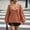 Brown, variant on Womens V Neck Sweaters Diamond Cable Knit Pullover Tops 3D Floral Daisy Applique Long Sleeve Casual Fall Winter Loose Fit Cute Soft Knitwear