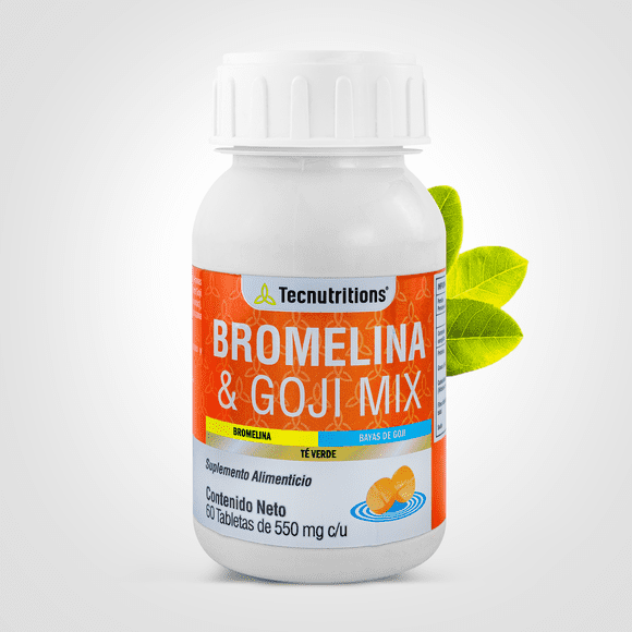 Suplemento Bromelina y Goji Mix