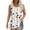 Multicolor 4, variant on Women's Plus Size Tank Tops Casual Floral Print Crew Neck Pleated Sleeveless Tunic Shirts Summer Loose Tops (XL, Red)