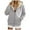 Light Gray, variant on larppty Women's Winter Sherpa-Lined Warm Casual Solid Long Sleeve Zipper Hooded Jacket With Pockets（Dark Green，M）
