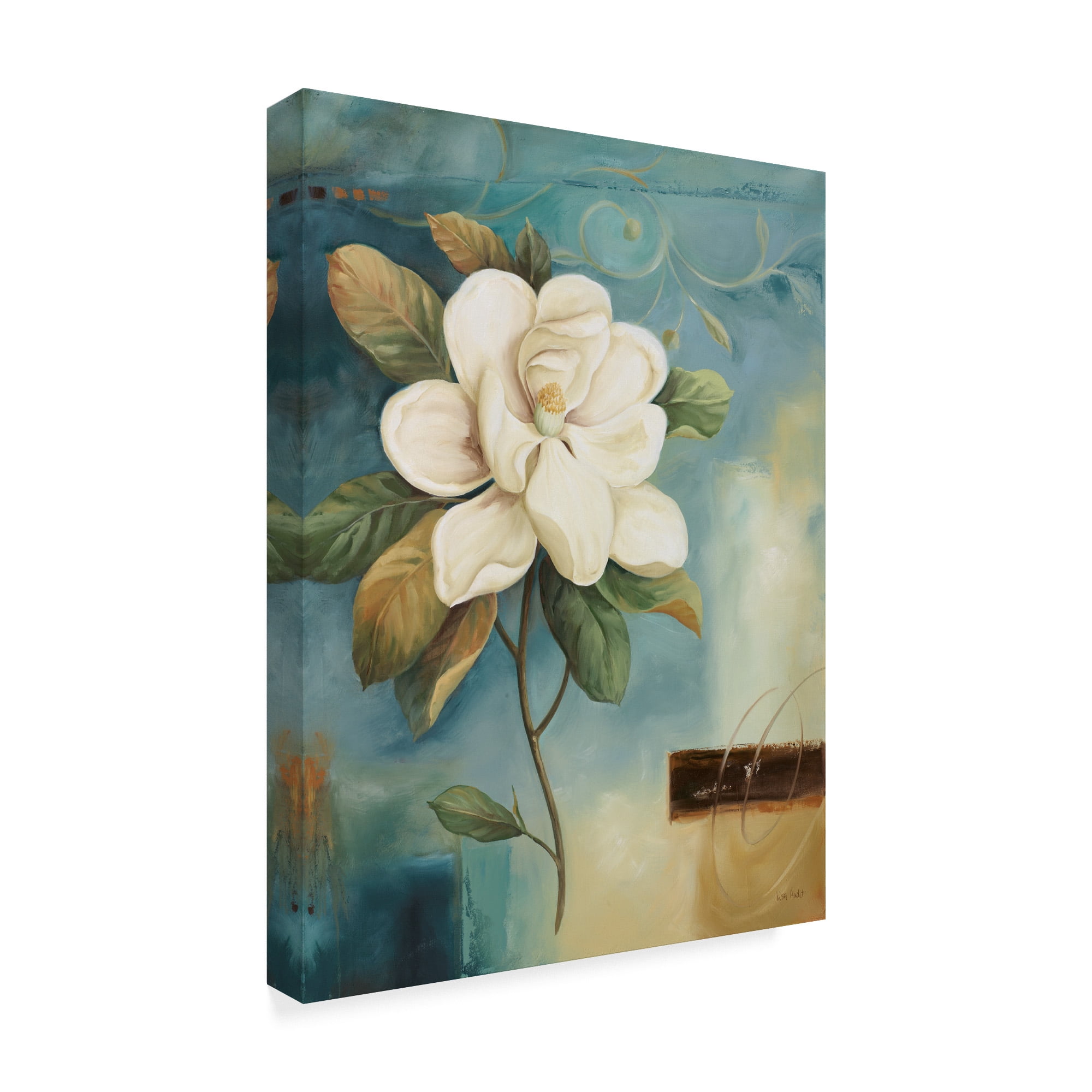 Trademark Fine Art 'Magnolia Abstract I' Canvas Art by Lisa Audit