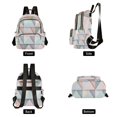 thumbnail image 4 of FORMRS Mini Backpack Purse for Women Travel Daypack Casual Shoulder Bag, Green Geometric, 4 of 7