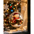 thumbnail image 5 of Christmas LED Lighted Glass Ball Ornaments, Clear Hanging Globe with Storybook Scene , Gold Cap Rope Hanger for Xmas Tree Wreath Mantel Holiday Decor Gift, 5 of 8