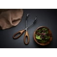 thumbnail image 6 of Nambe Curvo Salad Scissors, 13" Kitchen Tongs for Cooking, Stainless Steel and Acacia Wood, 6 of 6