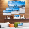 thumbnail image 3 of Winter in Bavarian Alps Panorama - Impression sur Toile Paysage, 3 of 4