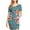 C-Multicolor, variant on breaise Solid Color & Floral Side Ruch Maternity Dress Crew Neck Bodycon Dress Short Sleeve Baby Shower Dress Casual Lounge Pregnancy Dress Daily Wear