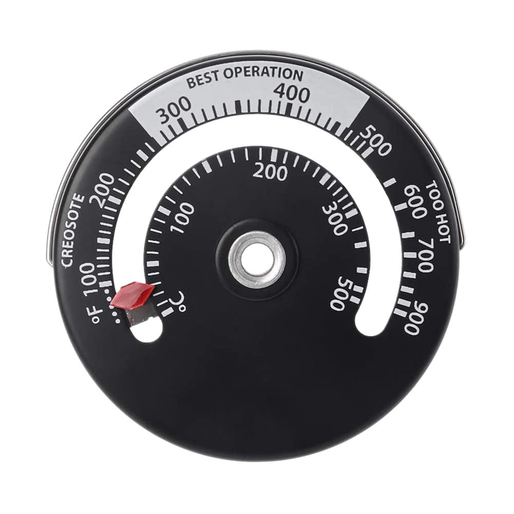Stove Pipe Thermometer Fireplace Indicator Gauge Wood Stove