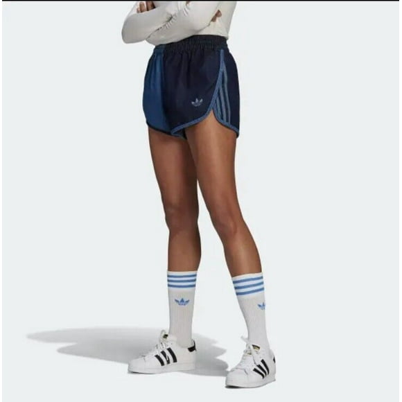 Adidas GM5374 Denim Shorts Bahia Blue Indigo ( S )