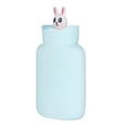 thumbnail image 4 of Bolsa De Agua Caliente, Botella De Agua Caliente De Silicona Multifuncional Práctica Para El Invierno ANGGREK Azul claro, 4 of 8