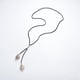 thumbnail image 4 of Collar colgante de hojas Yinane Cadena larga Borla, 4 of 8