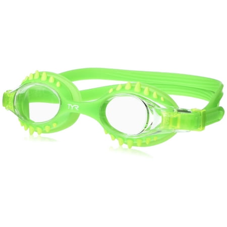 UPC: 0036702985970 | TYR Child Swimple Spikes Kids Fit Goggles (Clear/Green/Yellow One Size)