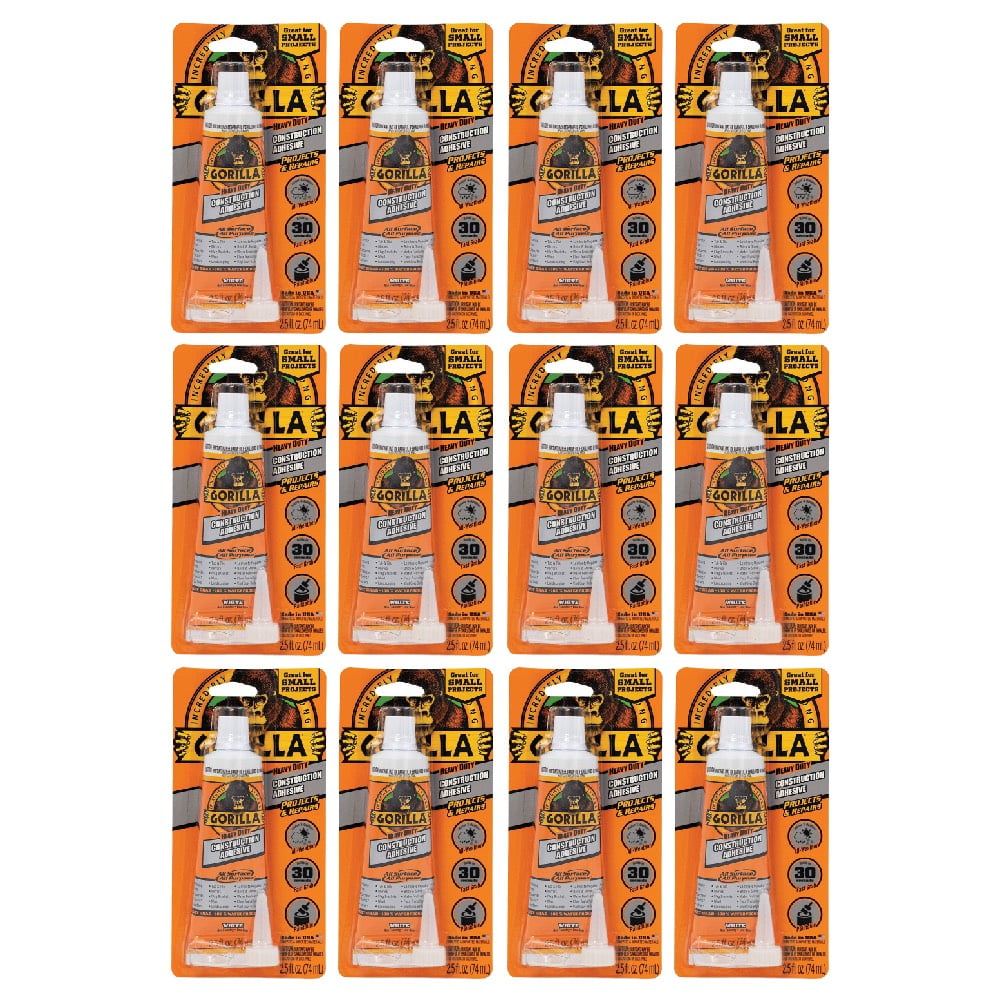 Gorilla Heavy Duty Construction Adhesive With Tip 8020002 Waterproof 30