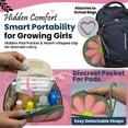 thumbnail image 2 of Kit de menstruación The Bloom First Period Kit para niñas de 9 a 12 años, color verde, 2 of 9
