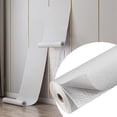 thumbnail image 6 of 2 Pack Peel and Stick Wallpaper Solid White Contact Paper 20inch×40inch Self Adhesive Wallpaper Removable Waterproof For Bad Walls,3D 3mm Wall Panels For Kitchen Living Room Bedroom Ceilings, 6 of 8