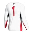 thumbnail image 3 of Unisex GameDay Greats #1 White Georgia Bulldogs Lightweight Volleyball Jersey, 3 of 4