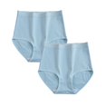 thumbnail image 1 of FallSweet 2 piezas / lote! Ropa interior de algodón para mujer, bragas de cintura alta, calzoncillos cómodos de Color sólido, lencería de talla grande M-XXXL Tan Jianjun unisex, 1 of 2