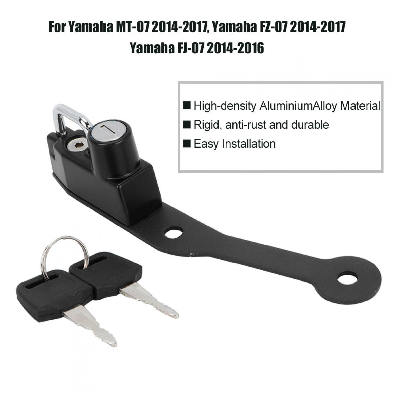 Yamaha mt 07 helmet lock hotsell