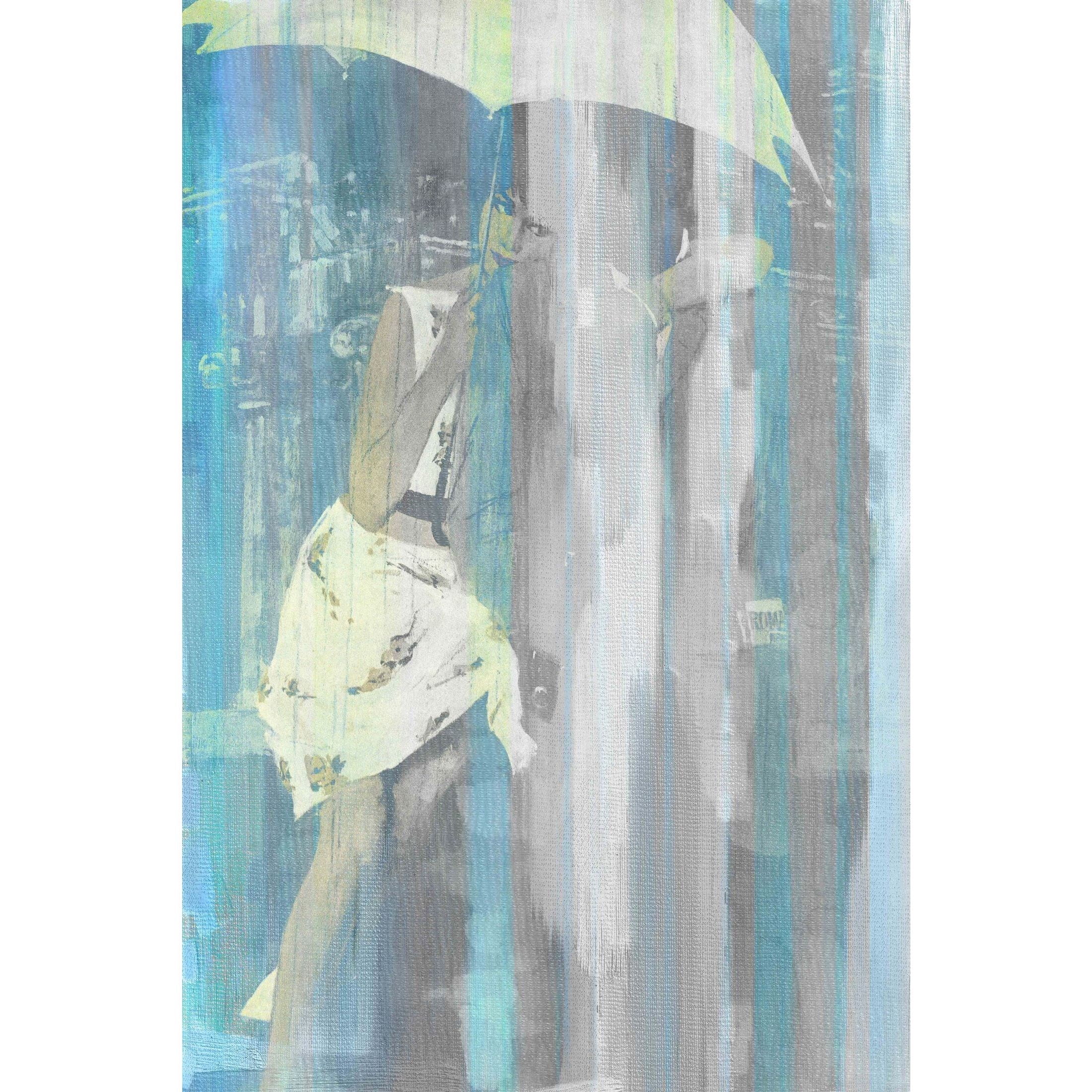 Parvez Michel Inc Parvez Taj - Umbrella Painting Print on Canvas - Multi-color