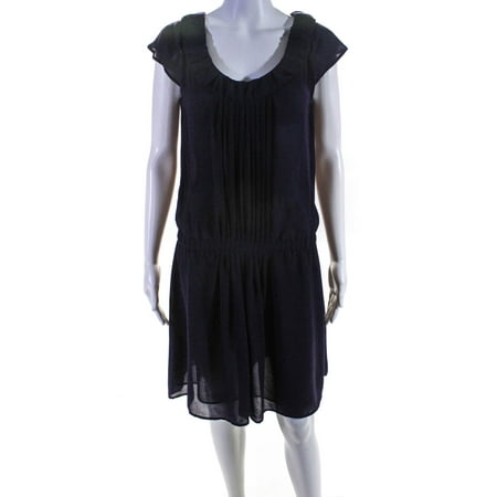 

Pre-owned|Comptoir Des Cotonniers Womens Short Sleeve A Line Dress Purple Size EUR 36