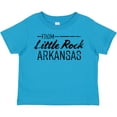 thumbnail image 3 of Inktastic From Little Rock Arkansas in Black Distressed Text Boys or Girls Toddler T-Shirt, 3 of 5