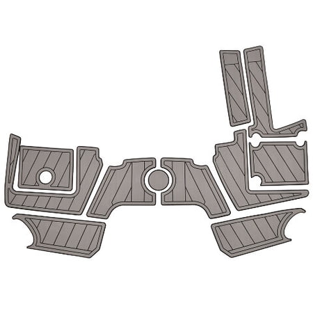 2025 Monterey M45 Boat Swim Platform Mat 25180049-03-SEAD | Gray (Kit)