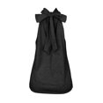 thumbnail image 5 of HAJWOH Women's Halter Neck Cotton Tank Tops Solid Color Sleeveless Casual Streetwear Summer Fashion Tunic Cami Shirts, 5 of 6