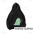 thumbnail image 3 of Sudadera con capucha de dinosaurio de dibujos animados para hombre y mujer, ropa de calle con personalidad, bonita, a la moda, combina con todo, Primavera, 3 of 5