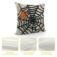 thumbnail image 4 of Spider Web Throw Pillow Covers  Halloween Decorative Farmhouse Pillow Covers Outdoor Spider Decor Cushion Case for Home Office Halloween Sofa Bed Decoration, 4 of 5