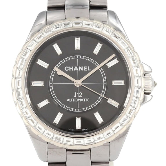 Pre-Owned Chanel J12 Chromatic 41mm Baguette D/12P D H3155 Ceramic Automatic Watch (Good)