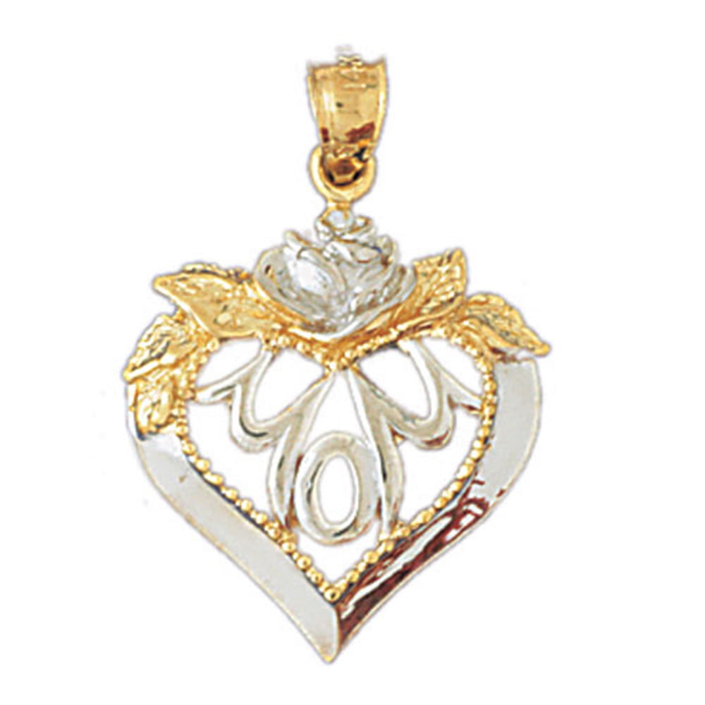 Jewels Obsession #1 Mom Necklace 14K Yellow Gold-plated 925 Silver #1 Mom Pendant with 16 Necklace