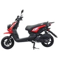 thumbnail image 2 of X-Pro Brand New 150 Gas Moped Scooter Adult Bike, 12" Aluminum Wheels Electric/Kick Start Dual Headlights, 2 of 5