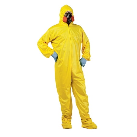 Mens Zombie Infection Outbreak Scientist Hazmat Suit Costume Standard