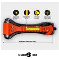 thumbnail image 4 of HSHDLDF 2 Packs of Emergency Escape Safety Hammer with Car Window Breaker & Seat Belt Cutter | Car Safety Tool | Seat Belt Cutter and Glass Breaker | Emergency Car Tool ESHM02, 4 of 7