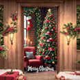 thumbnail image 2 of Cozy Christmas Decoration Merry Christmas Holiday Tree Banner for Christmas Party Indoor Celebration Festive Decor, 2 of 9