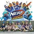thumbnail image 5 of Nerf school Backdrop Background Banner Taspestry Wall Decor Birthday Party Supplies Poster Fans, 5 of 6