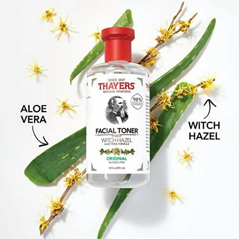 THAYERS Alcohol-Free Original Witch Hazel Facial Toner with Aloe Vera  Formula - 12 oz - Walmart.com
