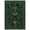 Green, variant on Fnova 5'x7' Boho Insect Washable Area Rug, Non-Slip Bohemian Floral Print Carpet, Oeko-Tex Certified, Green