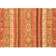 thumbnail image 1 of Ahgly Company Indoor Rectangle Abstract Orange Modern Area Rugs, 6' x 9', 1 of 4